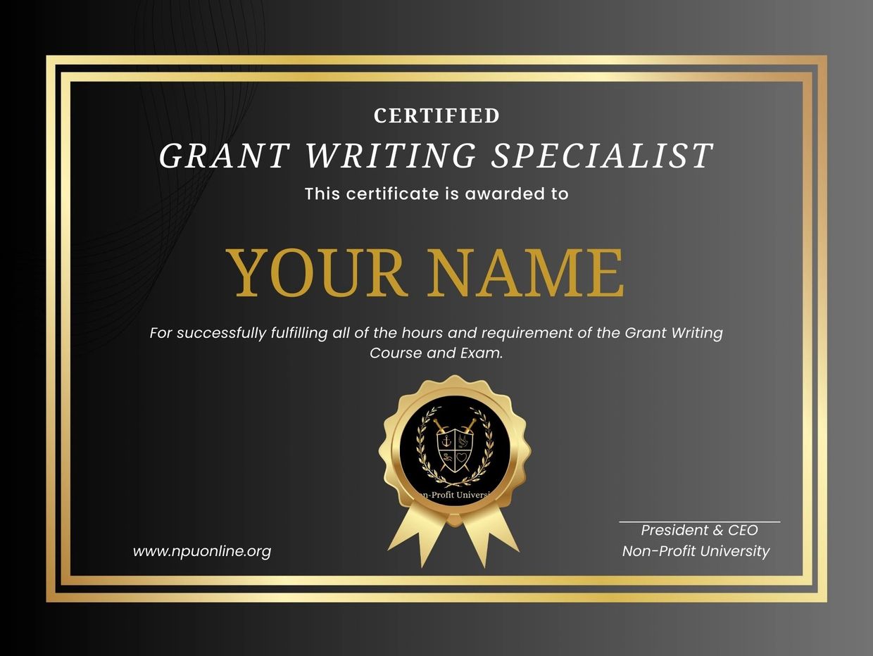 Grant Writing Details